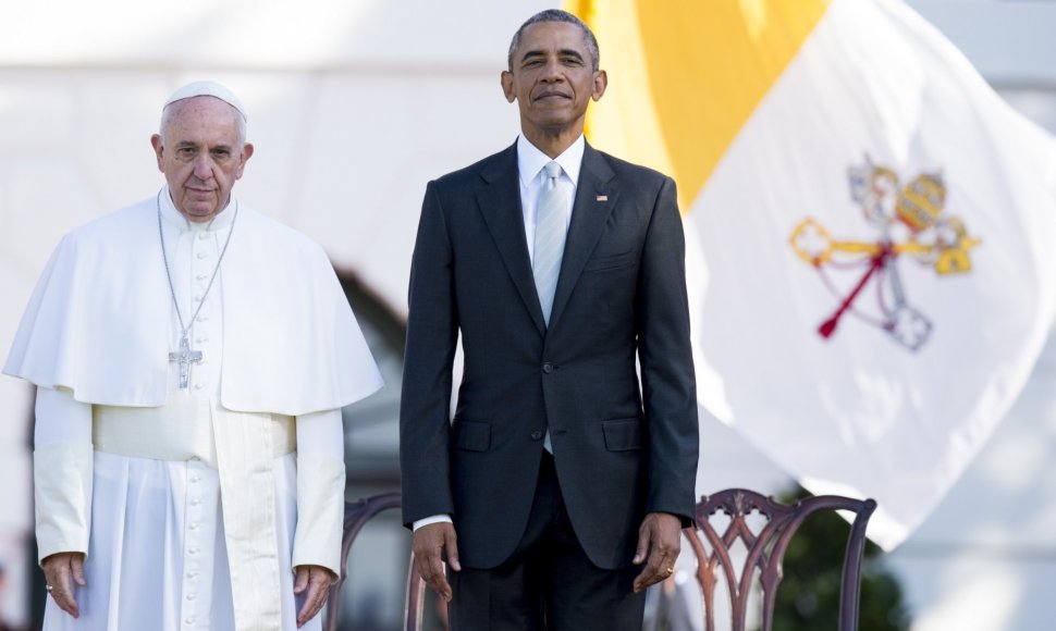 Popiežius Pranciškus ir Barackas Obama