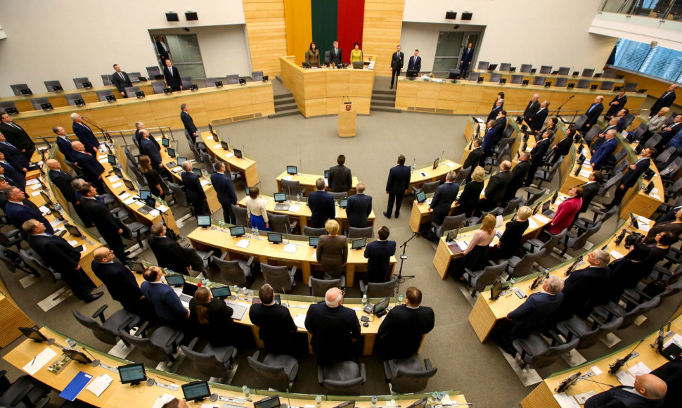 Seimo plenarinio posėdžio pradžia