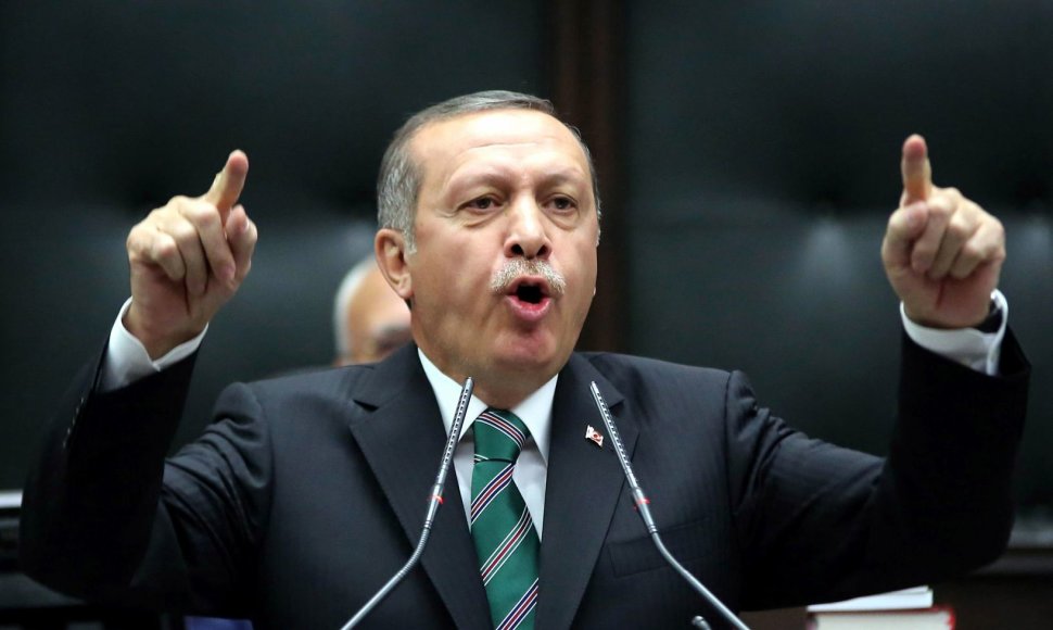Turkijos premjeras Recepas Tayyipas Erdoganas