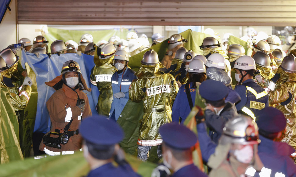 Situacija Tokijo geležinkelio stotyje išpuolio metu