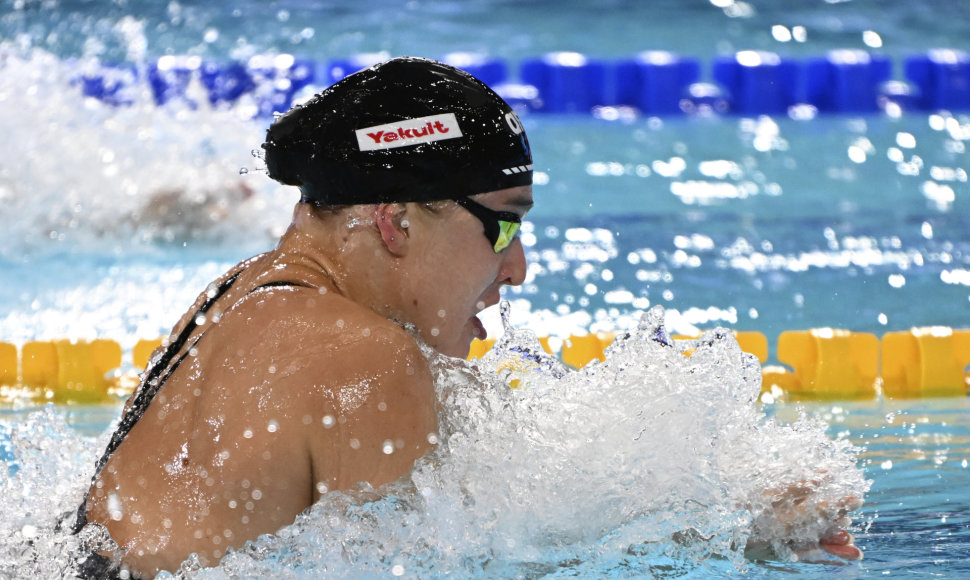 Pasaulio čempionate Melburne Rūta Meilutytė pagerino pasaulio rekordą 50 m krūtine rungties pusfinalyje.