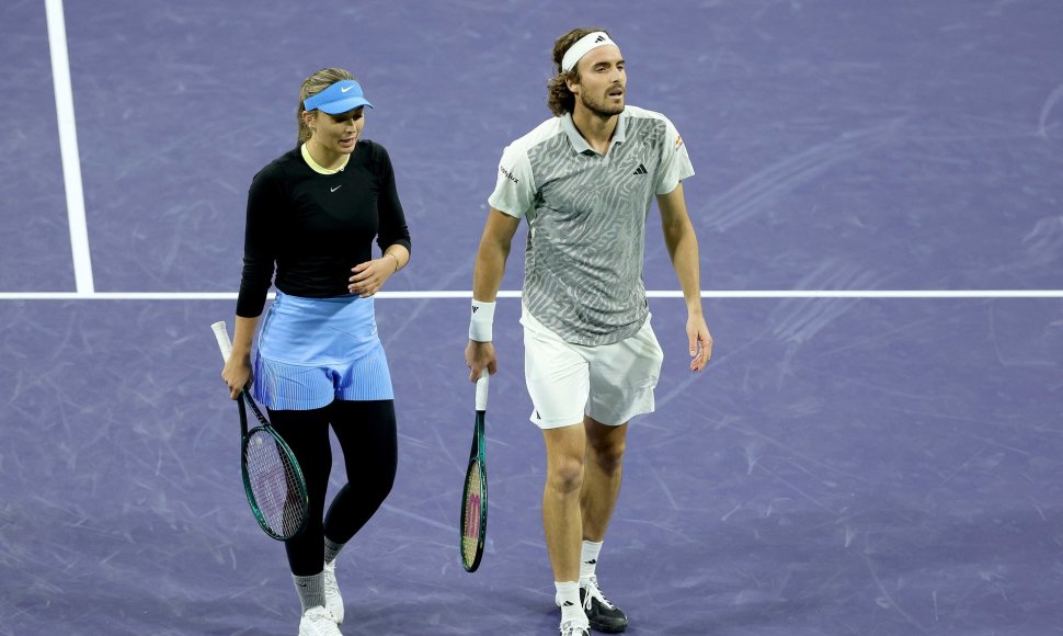 Paula Badosa ir Stefanos Tsitsipas