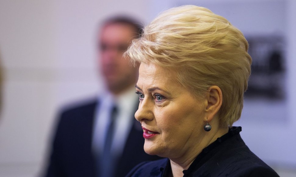 Prezidentė Dalia Grybauskaitė lankėsi „Knygų Kalėdų“ kūrybinėse dirbtuvėse
