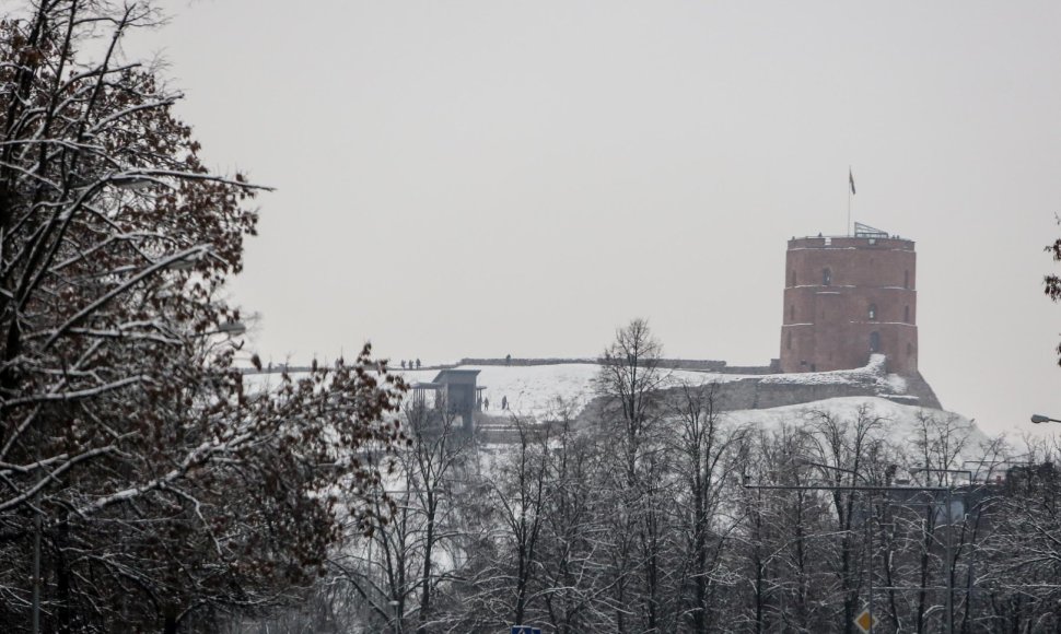 Pirmasis sniegas Vilniuje