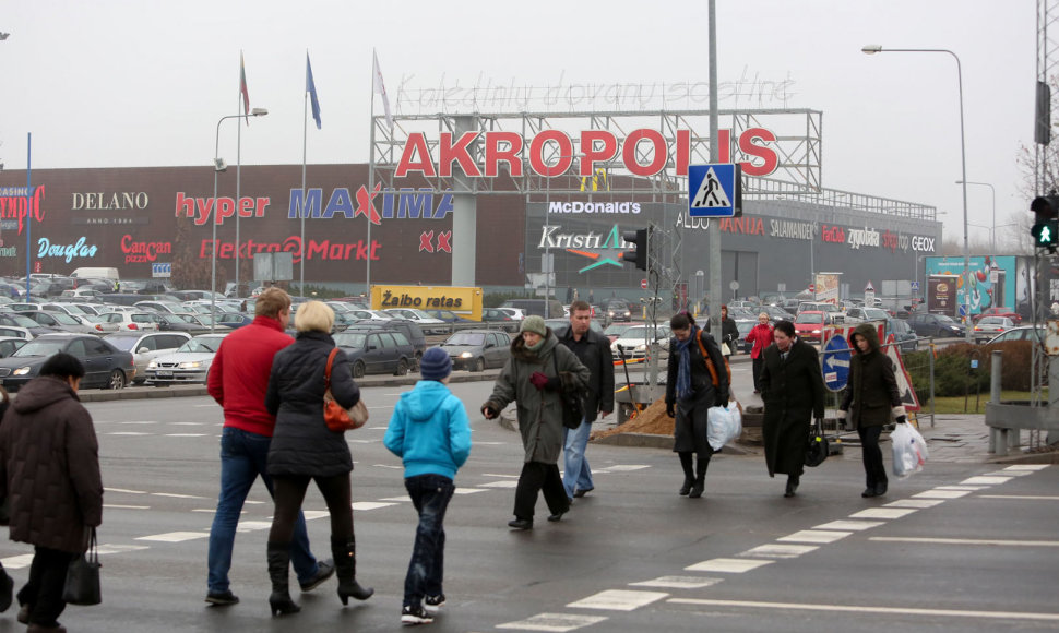 Išpardavimas prekybos centre sulaukė žmonių antplūdžio