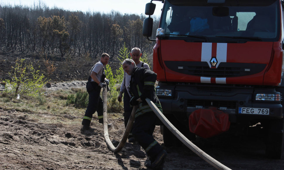 Kaip atrodo Kuršių nerija po gaisro