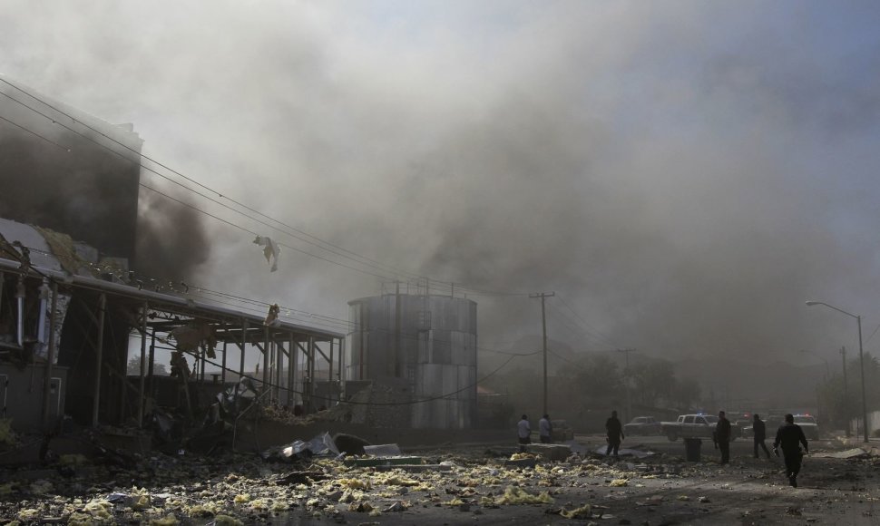 Meksikos saldainių fabrike įvyko sprogimas.