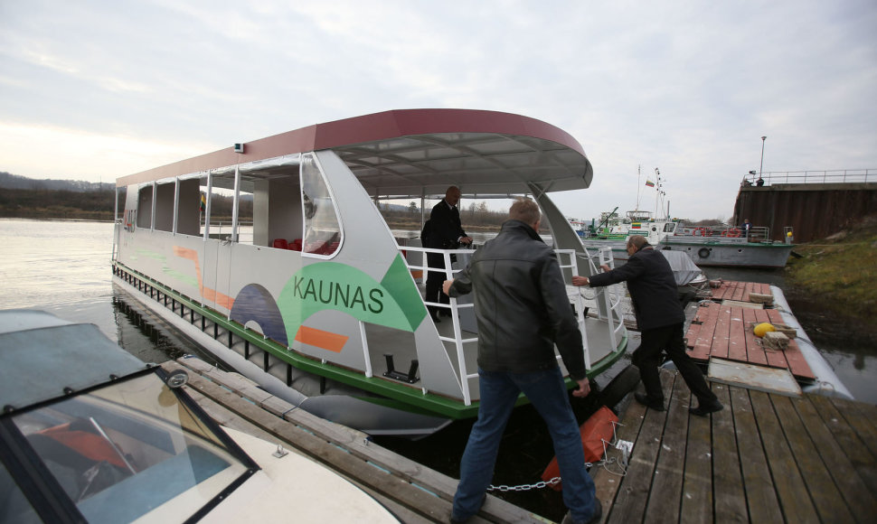 Laivo „Kaunas“ pristatymas