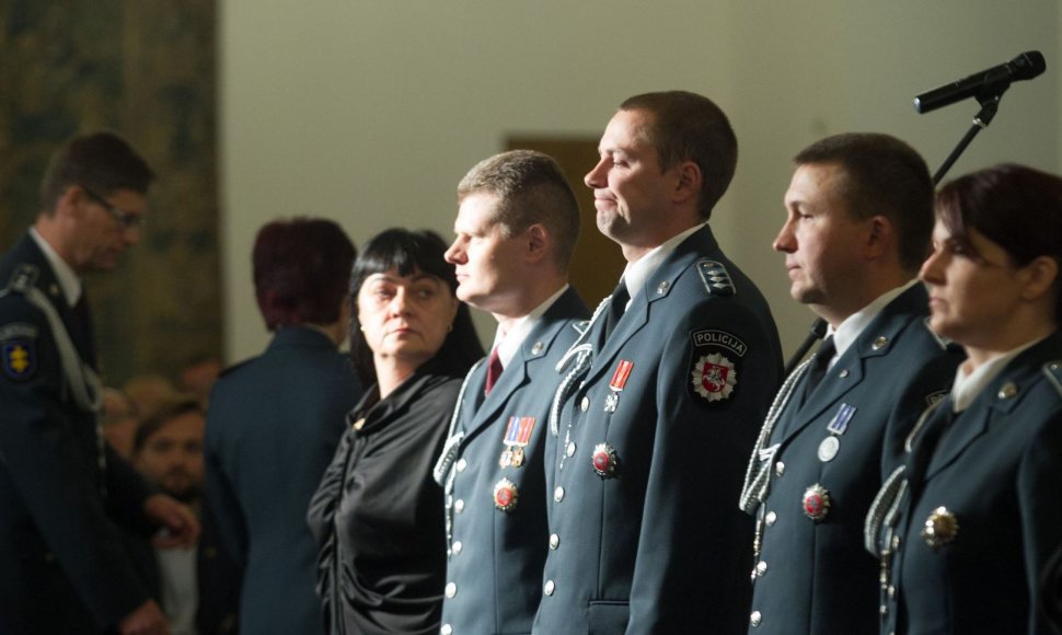 Policijos pareigūnai Angelų Sargų dieną paminėjo Valdovų rūmuose.