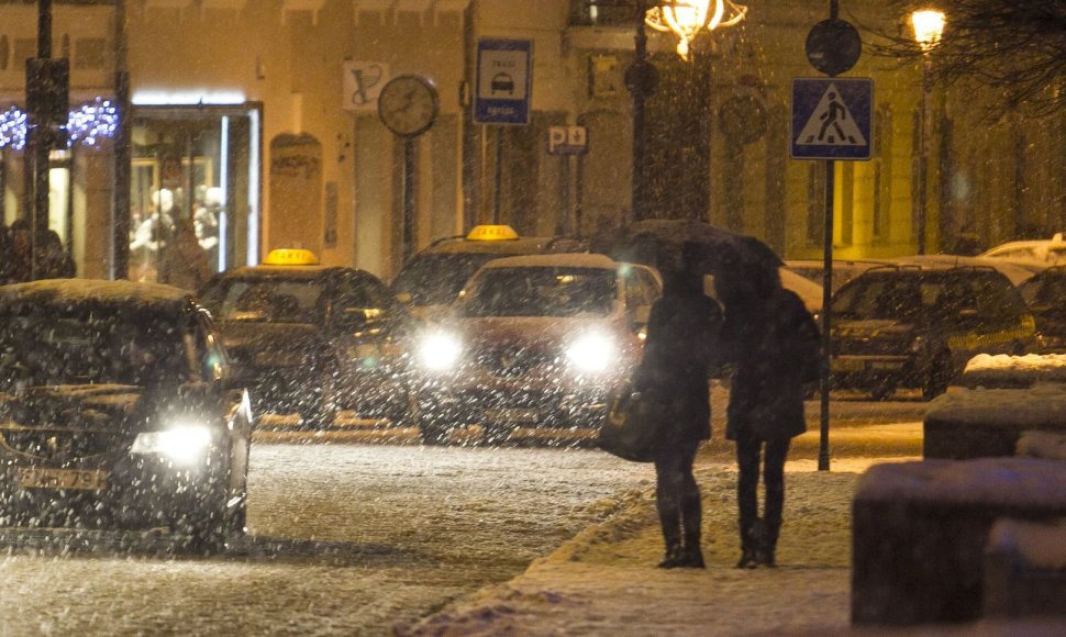 Vilniuje šeštadienio vakarą – nepavydėtinas oras