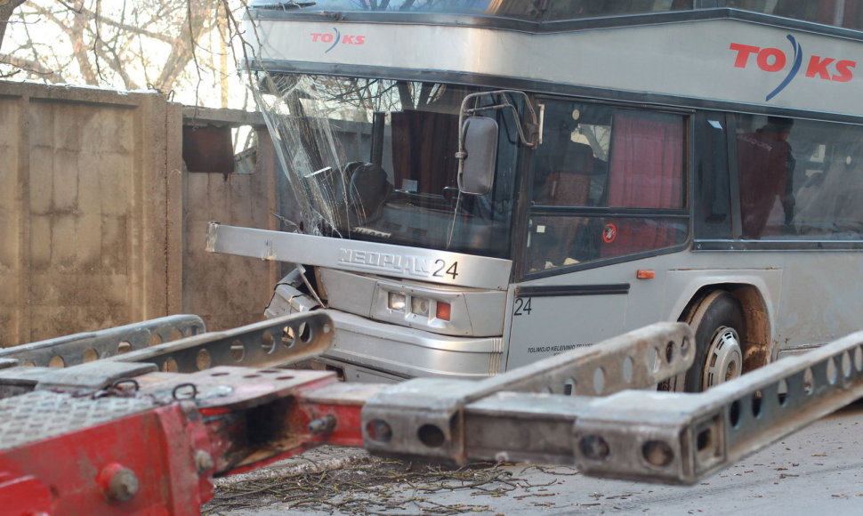 Autobuso avarija ties Mindaugo ir Punsko gatvių sankryža, Vilniuje