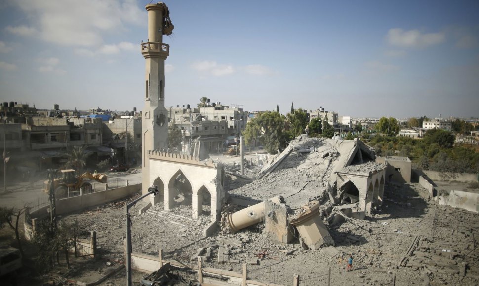 Gazos Ruože sugriuvusi mečetė