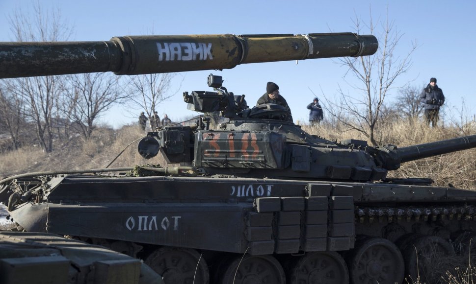 Rusijos teroristų tankai