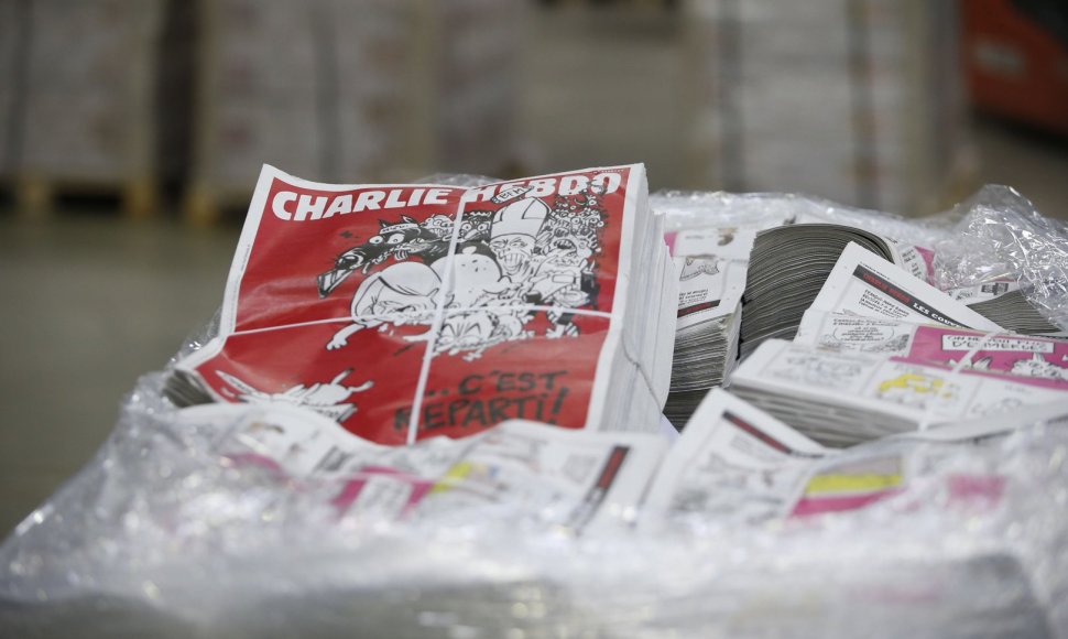 „Charlie Hebdo“ savaitraštis spaustuvėje