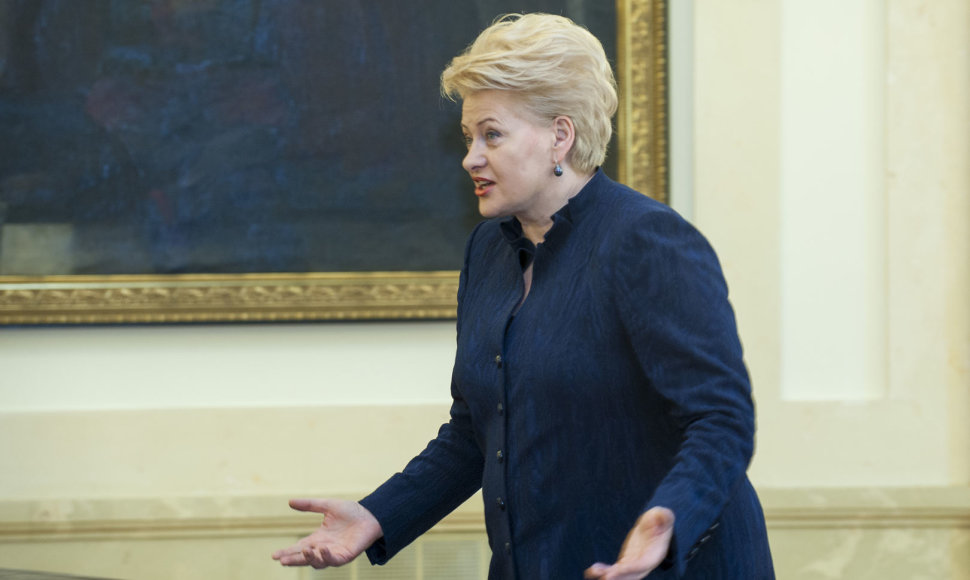 Dalia Grybauskaitė susitiko su ministerijų atstovais