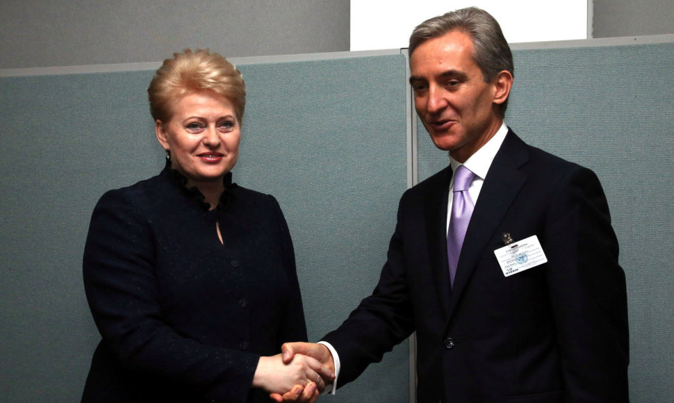 Lietuvos Respublikos Prezidentė Dalia Grybauskaitė susitiko su Moldovos ministru pirmininku Yuri Leanca.