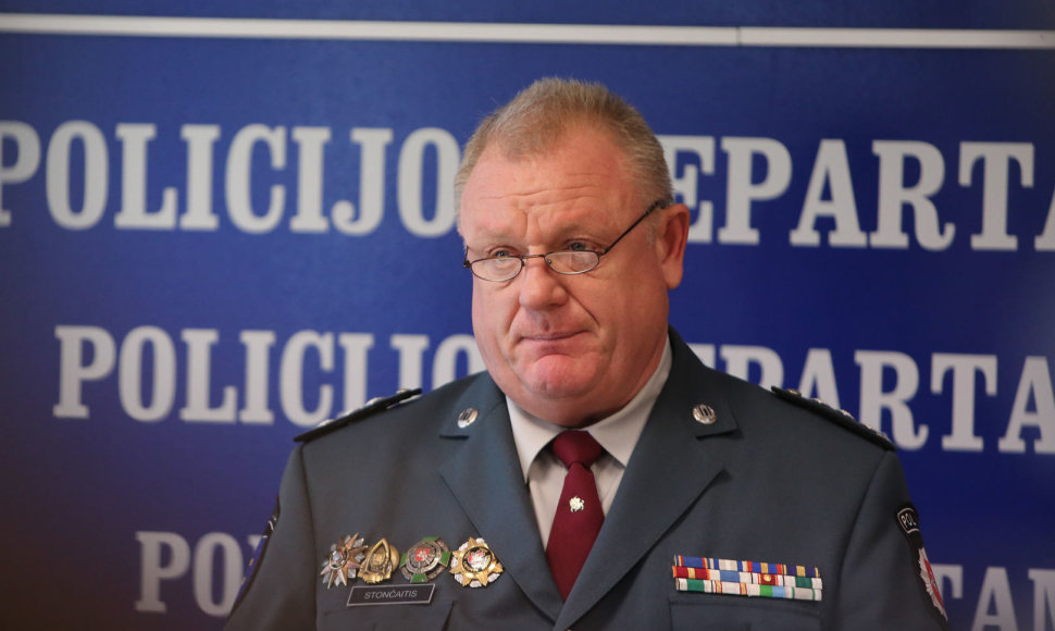 Laikinai policijos generalinio komisaro pareigas einantis Algirdas Stončaitis