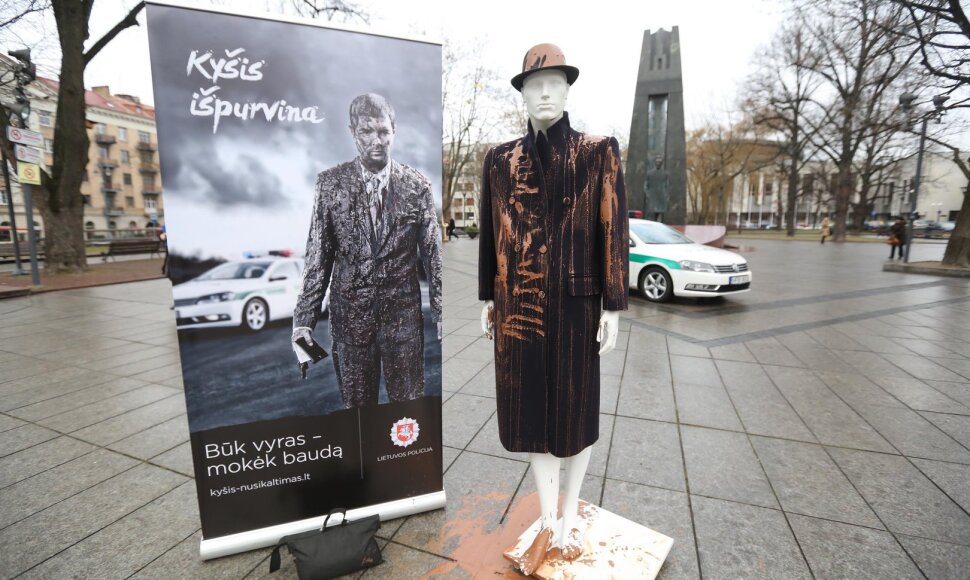 Antikorupcinę akciją &bdquo;Ky&scaron;is i&scaron;purvina&ldquo;