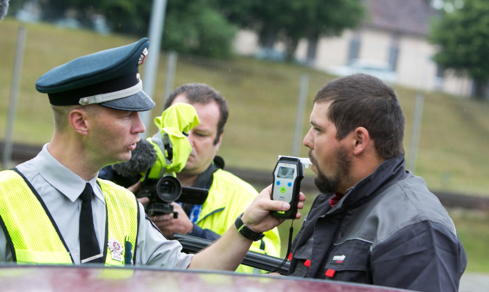 Vilniaus kelių policijos reidas