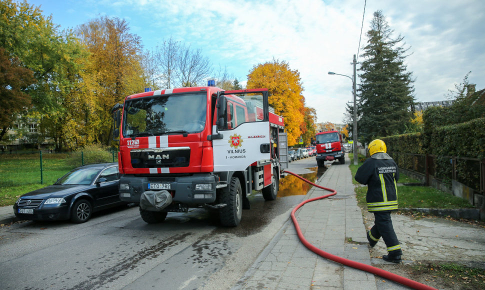 Gaisras Blindžių gatvėje