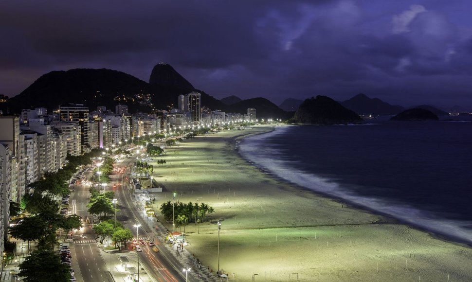 Rio de Žaneiras naktį