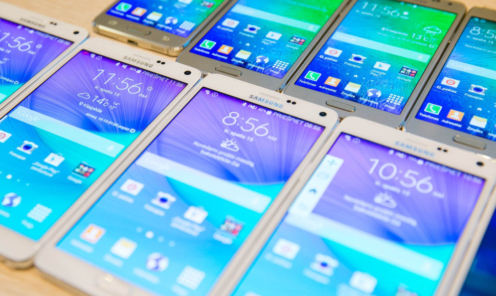 Samsung Galaxy Note 4 telefonai