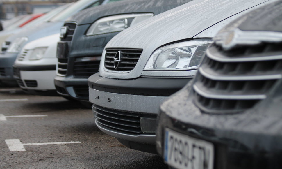 Panevėžio automobilių turguje