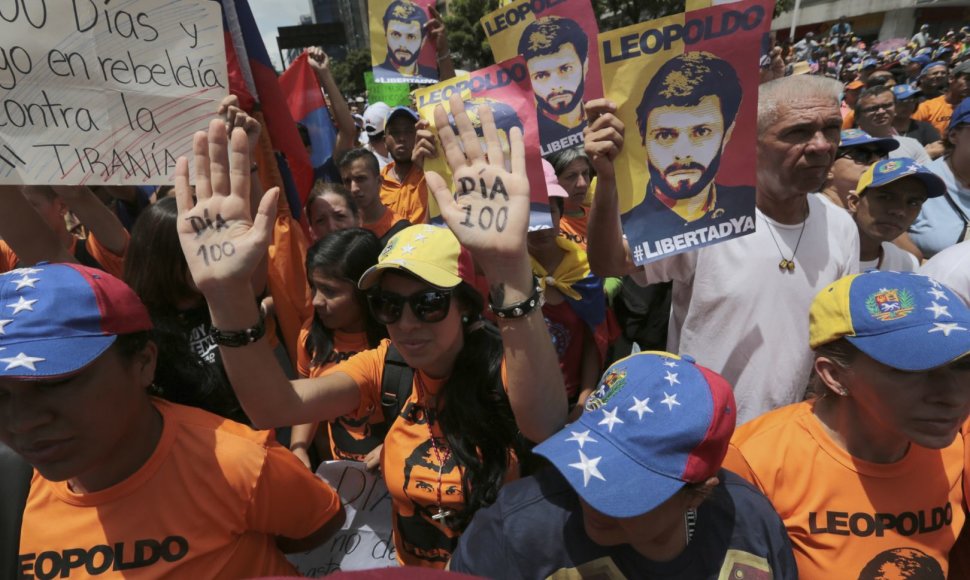 Opozicijos demonstracija Venesueloje