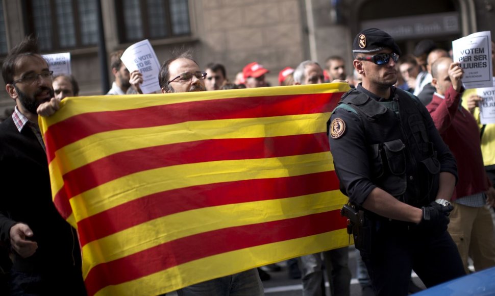 Protestai Barselonoje