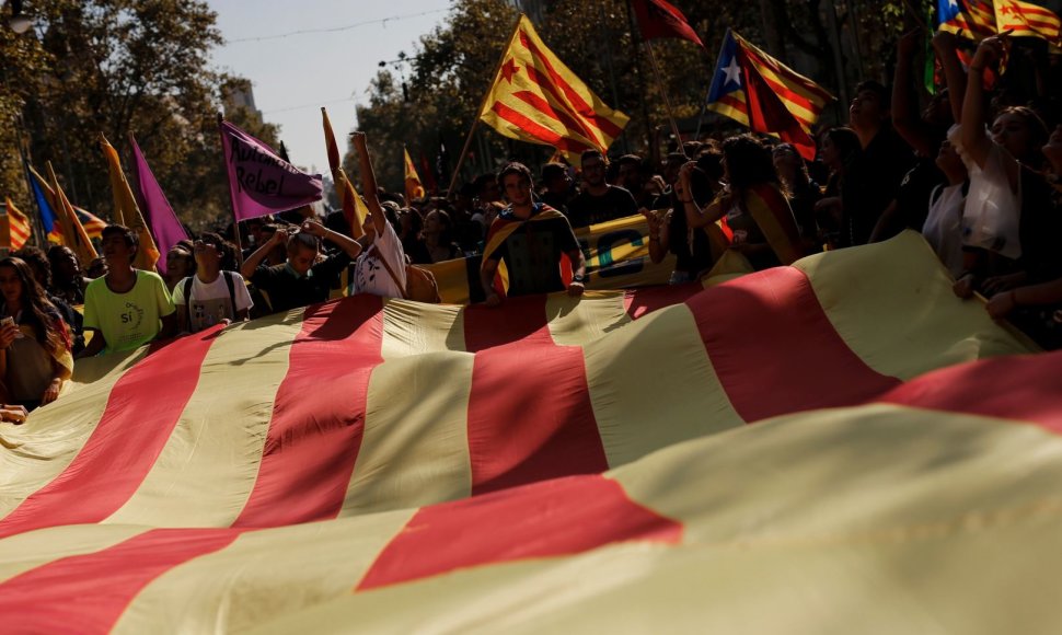 Katalonų demonstracija