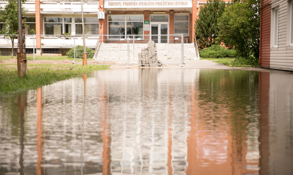 Liūties padariniai Širvintose