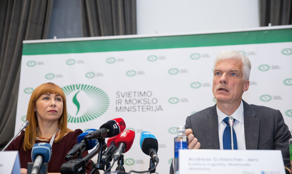 Jurgita Petrauskienė ir Andreas Schleicheris