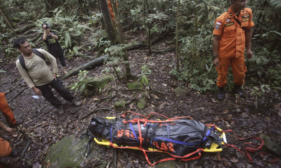 Indonezijoje ant ugnikalnio šlaito surastas žuvęs vokiečių turistas