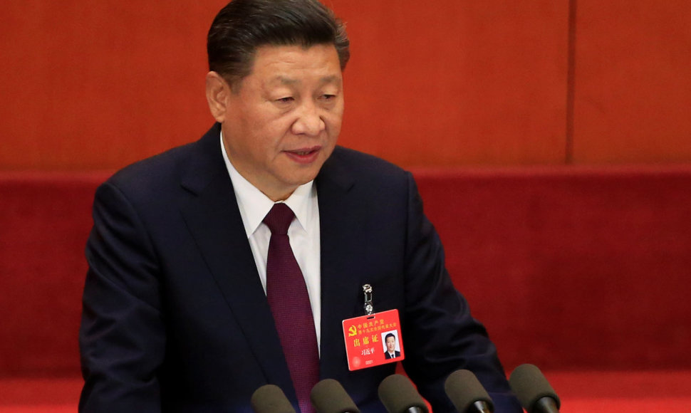 Xi Jinpingas Kinijos komunistų partijos suvažiavime
