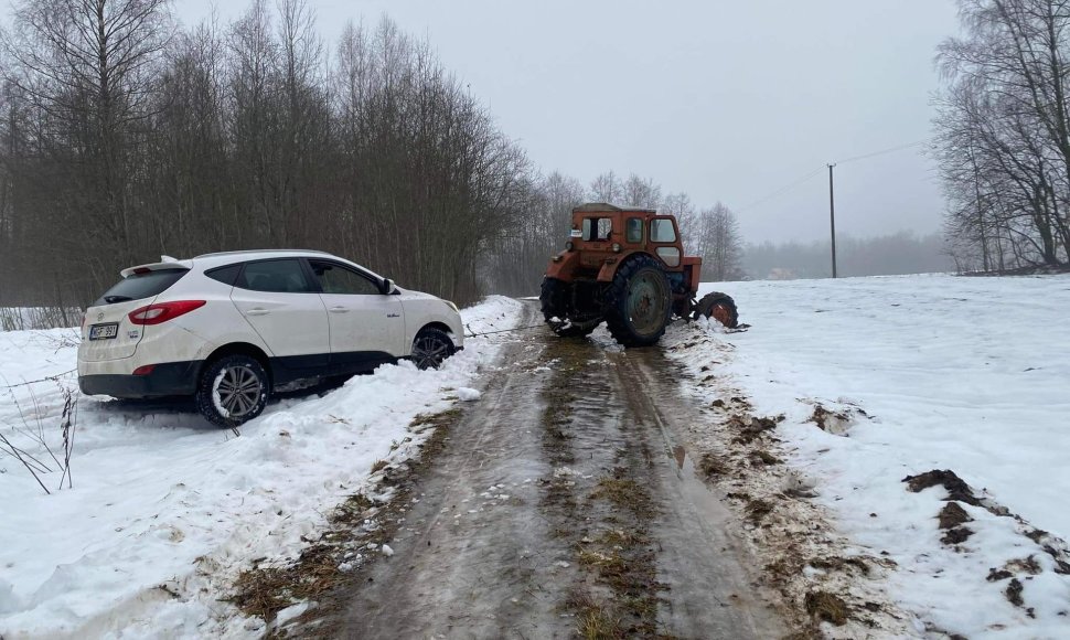 R.Šimašius užklimpo Skudutiškio apylinkėse