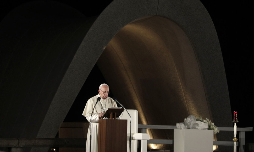 Popiežius Pranciškus Hirošimoje