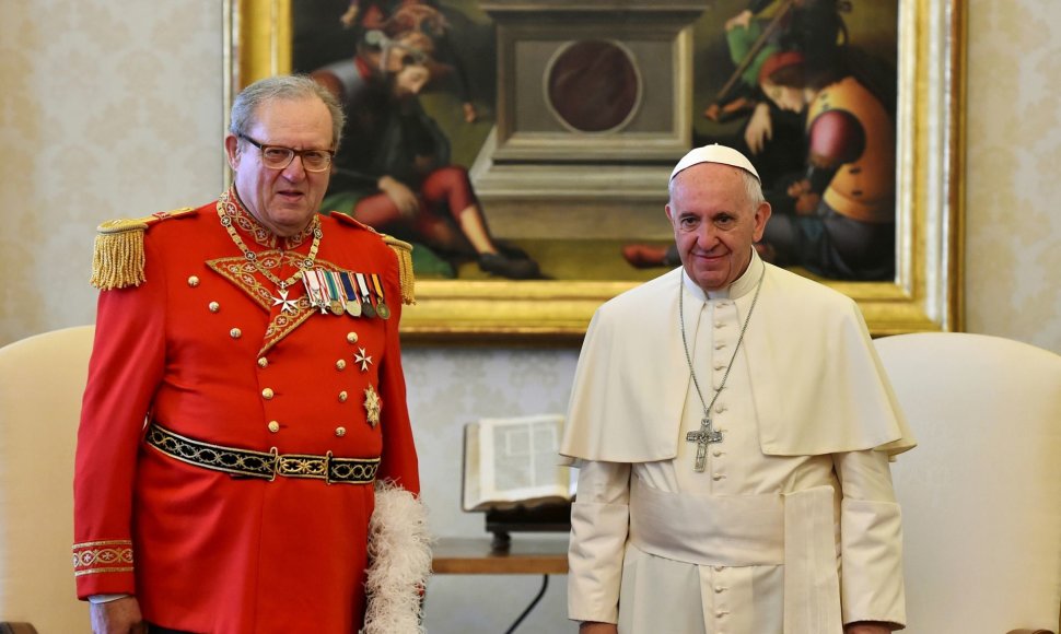 Matthew Festingas ir popiežius Pranciškus