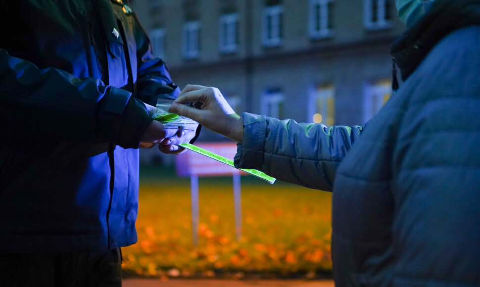 At&scaron;vaitų dalinimo akcija Vilniuje
