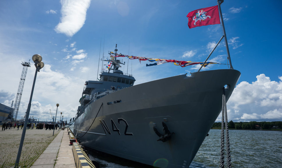 Lietuvos karinės jūrų pajėgos Klaipėdoje švenčia savo 25-metį