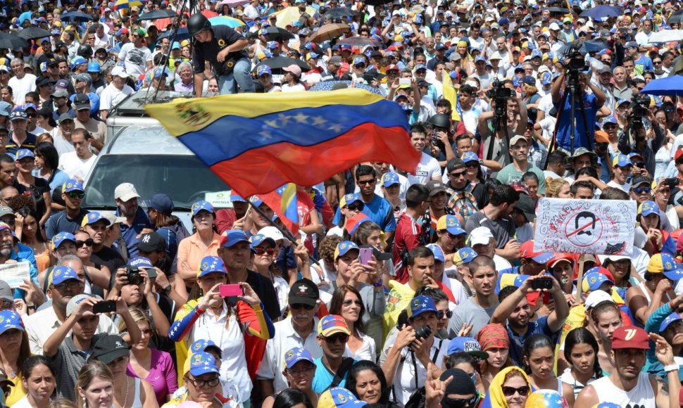 Opozicijos demonstracija Venesueloje