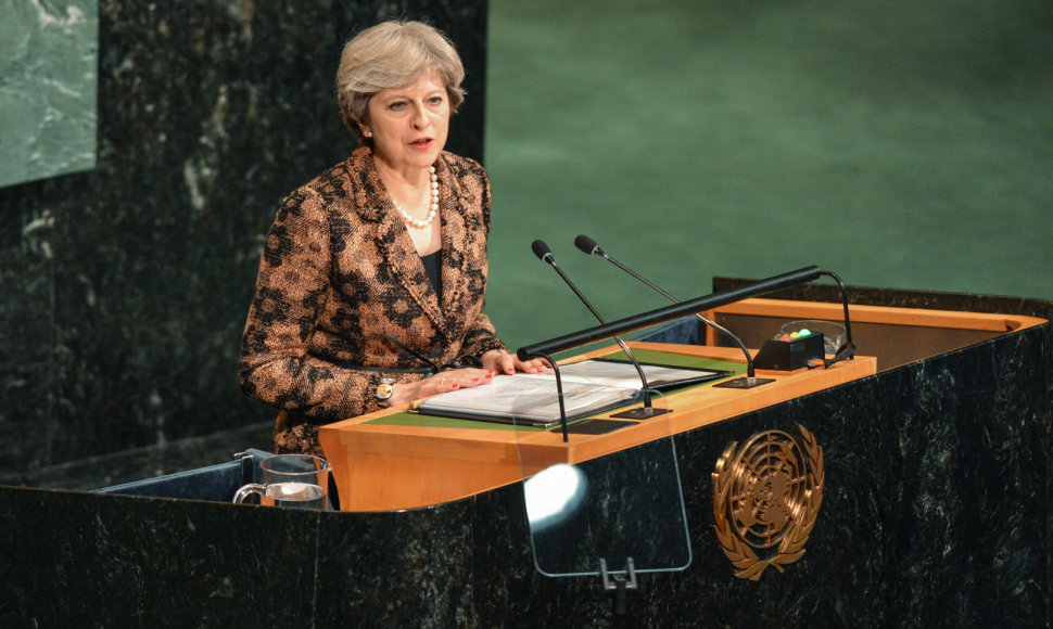 Theresa May Jungtinių Tautų Generalinėje Asamblėjoje