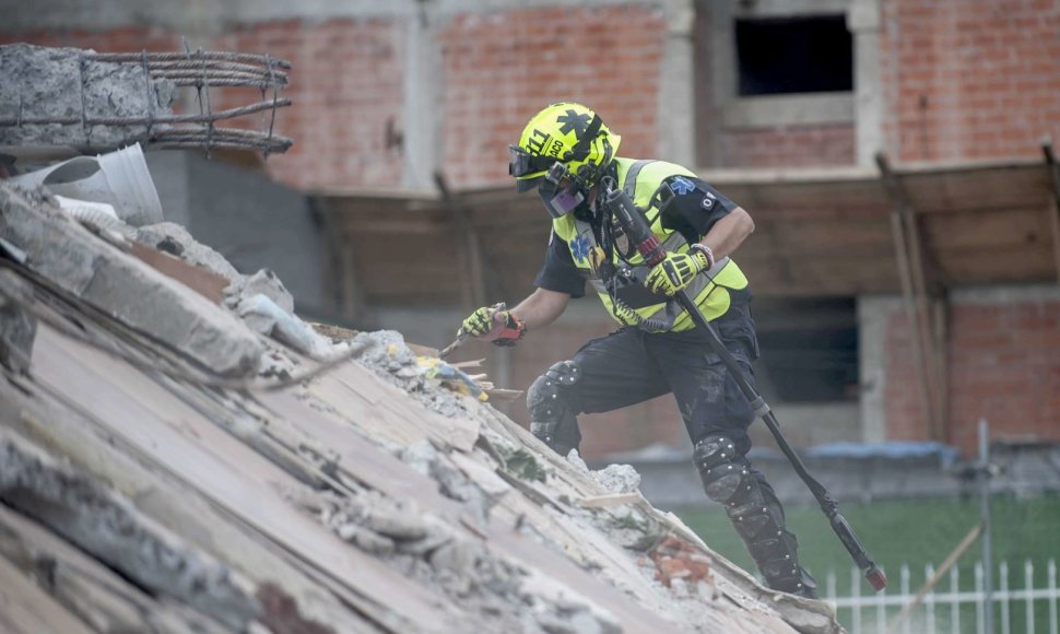 Žemės drebėjimo sukrėstoje Meksikoje dirbantis savanoris