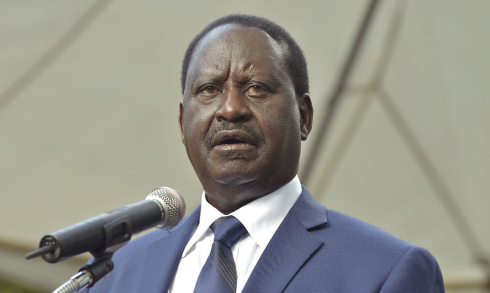 Kenijos opozicijos lyderis Raila Odinga