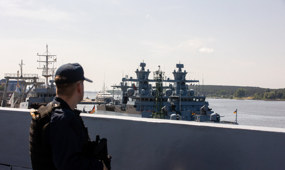 Ekskursija JAV karo laive „USS New York“ / Teodoras Biliūnas/BNS nuotr.