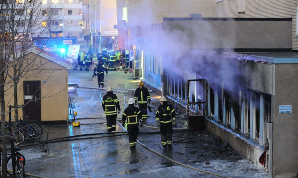 Mečetės padegimas Švedijoje