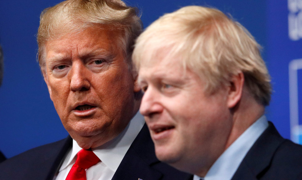 Donaldas Trumpas ir Borisas Johnsonas