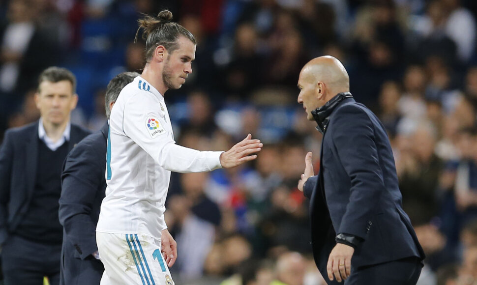 Garethas Bale'as ir Zinedine'as Zidane'as
