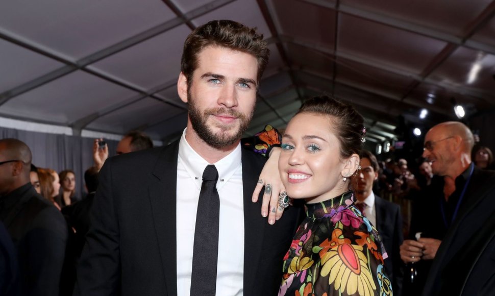 Miley Cyrus ir Liamas Hemsworthas