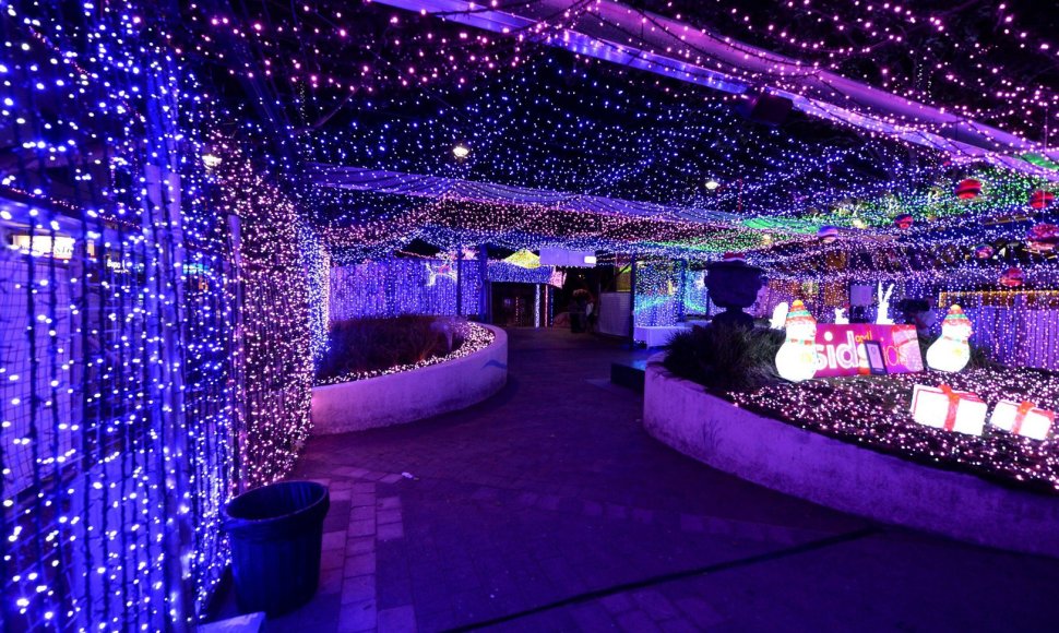 Australijoje - didžiausia kalėdinių lempučių instaliacija