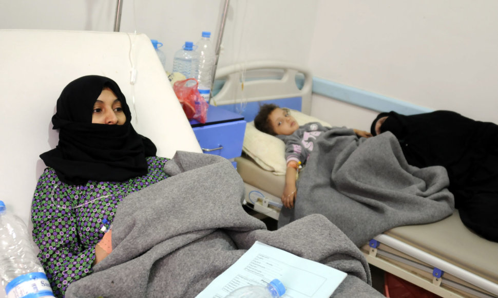 Cholera sergantys Jemeno gyventojai